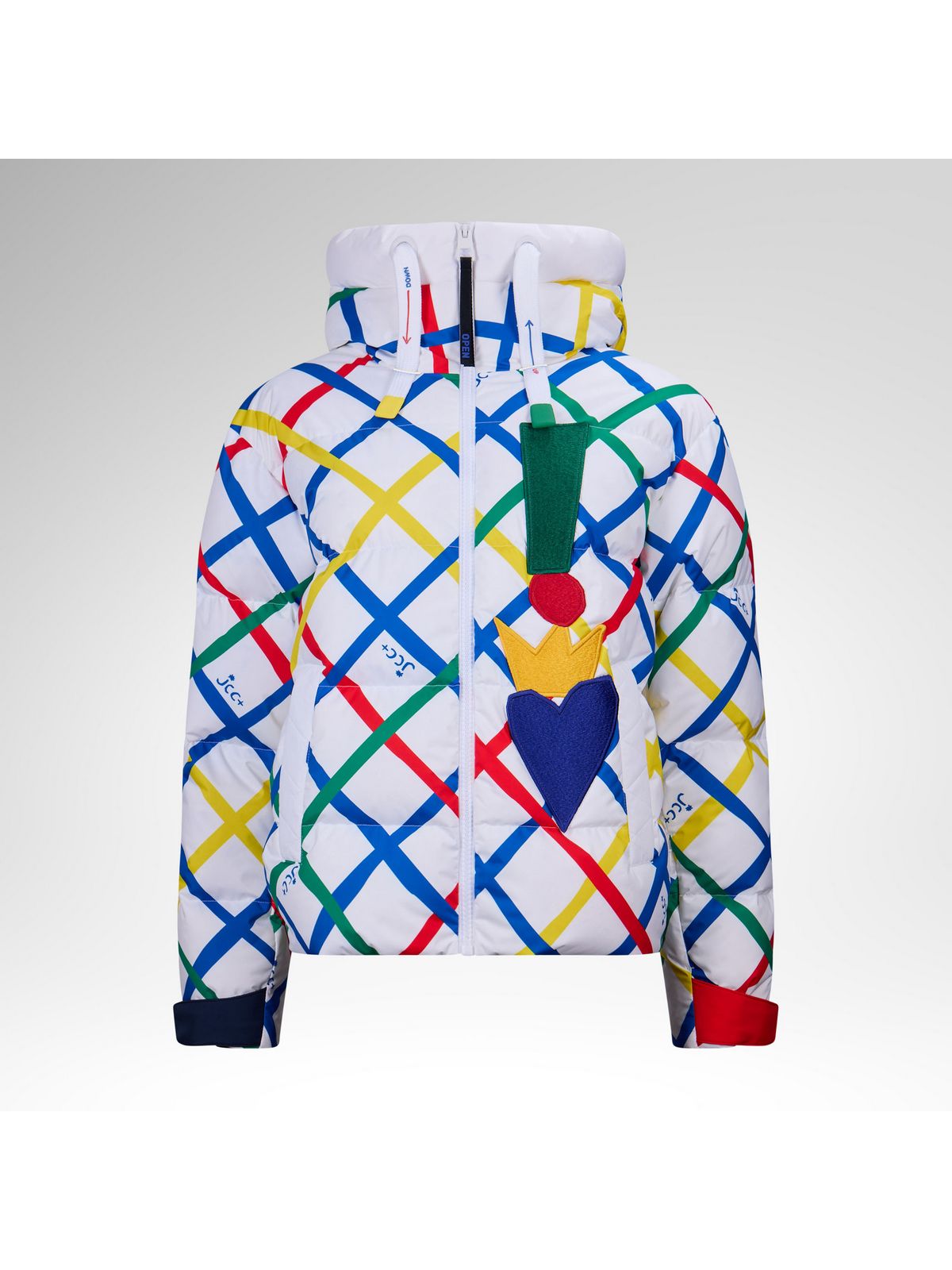 Kurtka narciarska damska ROSSIGNOL W Jcc Allsnow Down Ski Jacket multikolor