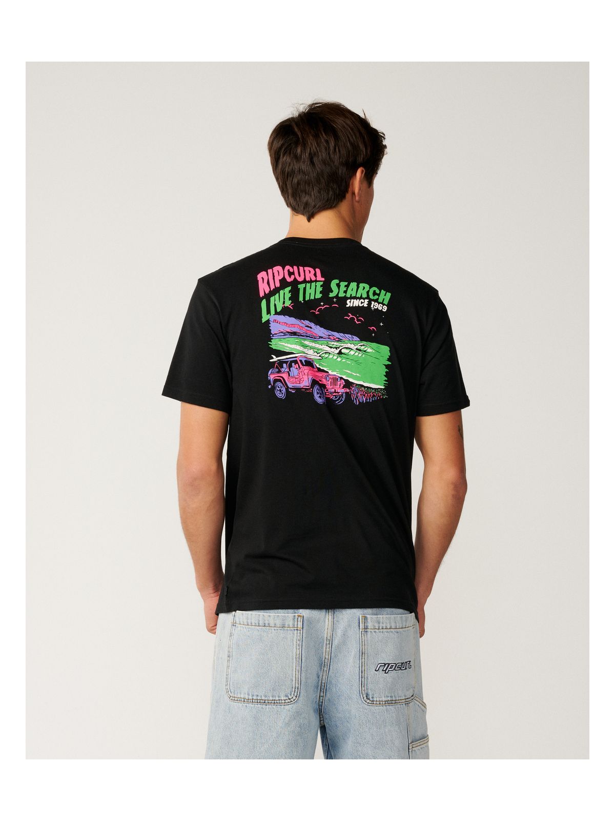 Koszulka męska RIP CURL Surf Trip Tee czarna