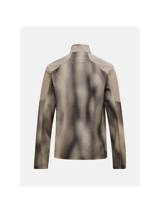 Bluza męska PEAK PERFORMANCE Freelight AOP Polartec Alpha Half Zip beżowa
