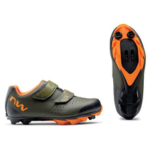 Buty rowerowe NORTHWAVE Origin Junior zielony/pomarańczowy - Adventure Sports
