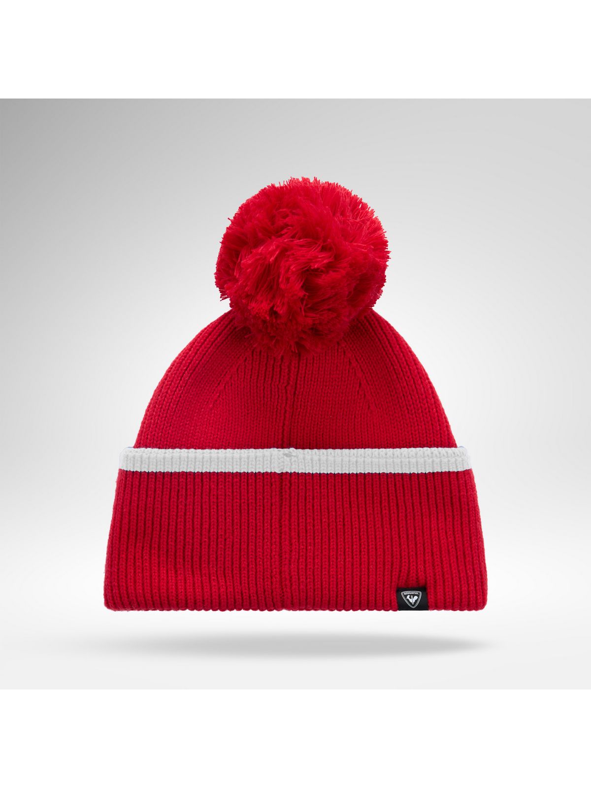 Czapka damska ROSSIGNOL W Jcc Pompom Beanie czerwona