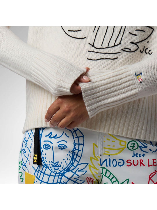 Sweter damski ROSSIGNOL W Jcc Turtle Neck Sweater białe
