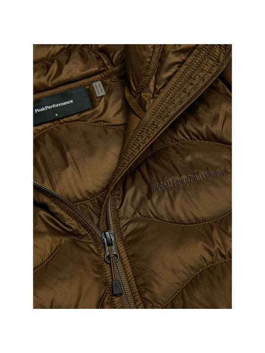 Parka damska PEAK PERFORMANCE Helium Down Parka brązowa
