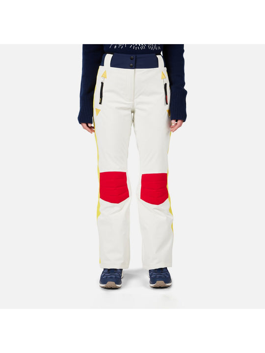 Spodnie narciarskie damskie ROSSIGNOL W Jcc Valdiz Pant biały
