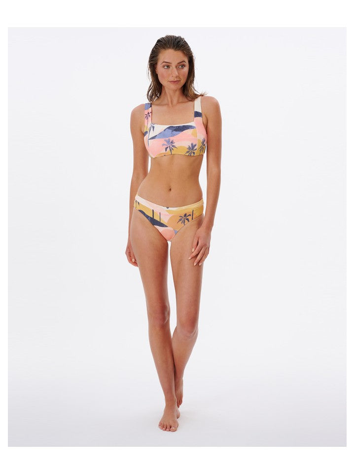Biustonosz kąpielowy RIP CURL Melting Waves D-Dd Top brzoskwiniowy