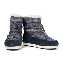 Buty damskie MOON BOOT Mb Far Side Low  - szkocka krata granarowa
