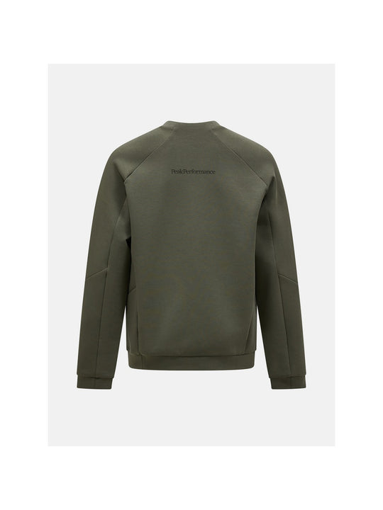 Bluza męska PEAK PERFORMANCE Sportstech Crew zielona
