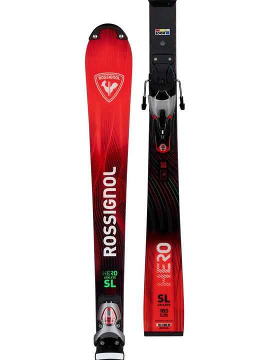 Narty Rossignol Hero FIS SL Factory 165 R22 + wiązania LOOK SPX 15 Rockerace Silver Red
