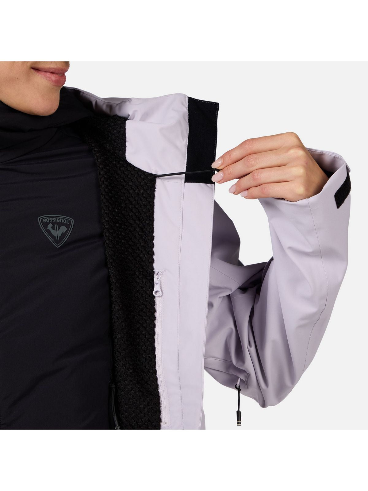 Kurtka narciarska damska ROSSIGNOL W DESAFIO 2L SHELL JKT szara