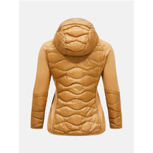 Kurtka PEAK PERFORMANCE Helium Down Hybrid Hood Women brązowy

