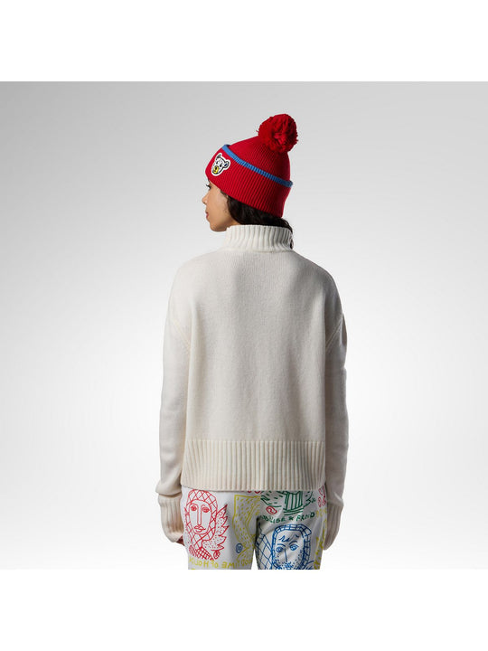 Sweter damski ROSSIGNOL W Jcc Turtle Neck Sweater białe
