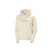 Bluza damska z kapturem HELLY HANSEN W CORE GRAPHIC HOODI beżowa - Adventure Sports
