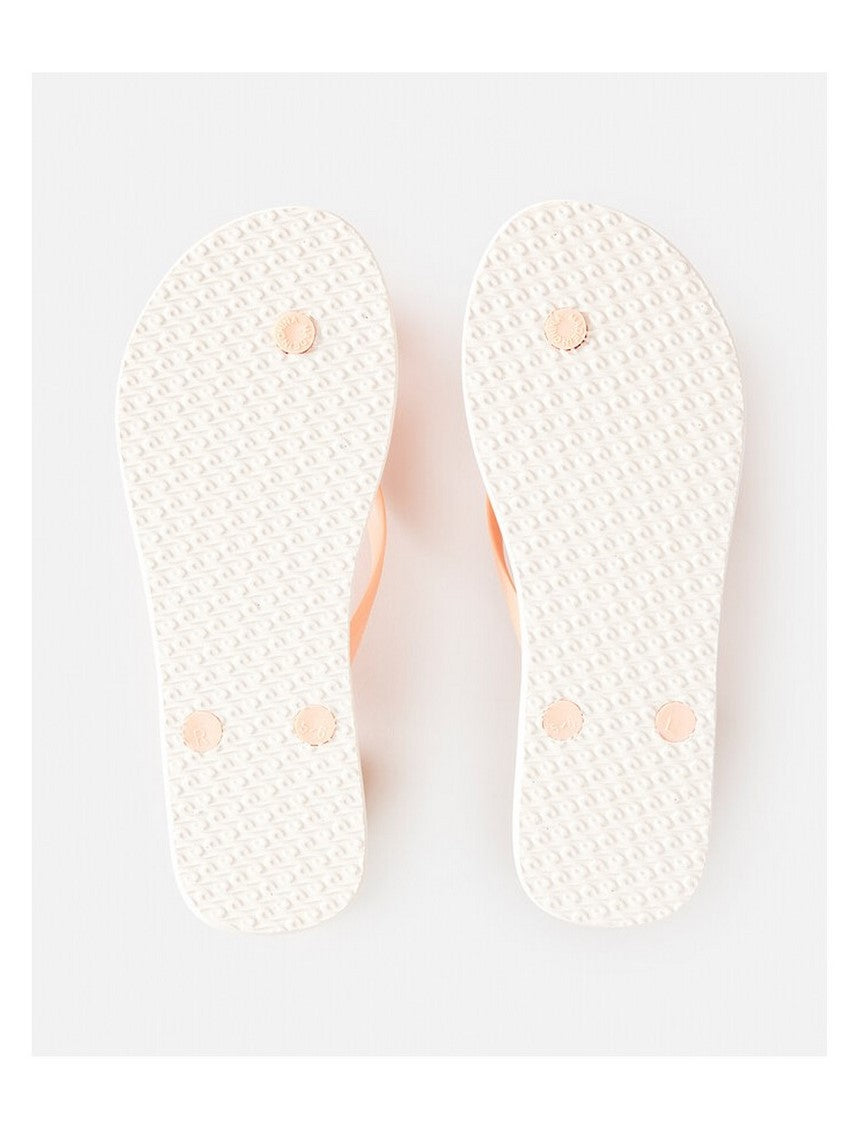 Japonki plażowe damskie RIP CURL Icons Of Surf Bloom Open Toe pomarańczowe