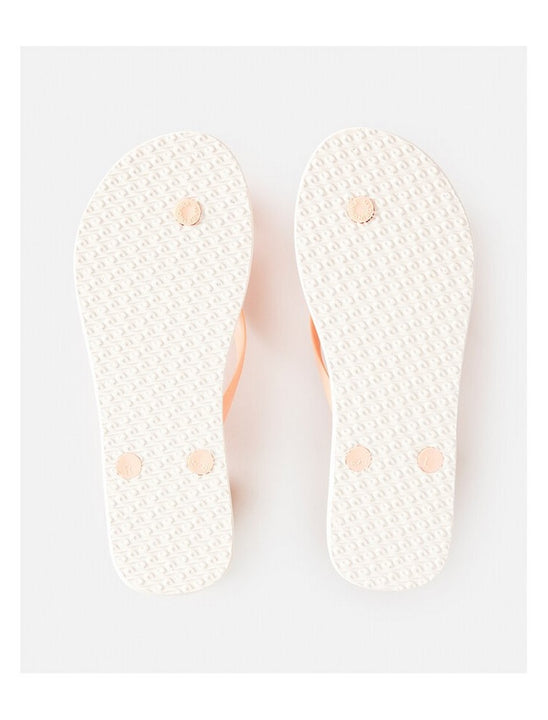 Japonki plażowe damskie RIP CURL Icons Of Surf Bloom Open Toe pomarańczowe
