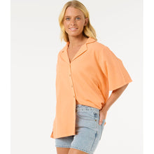 Koszula RIP CURL Cala Vadella Textured Shirt pomarańczowy
