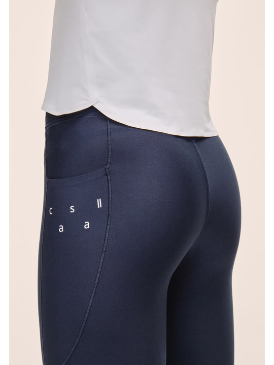 Legginsy treningowe damskie CASALL Pure Pocket High Waist Tights kolor niebieski
