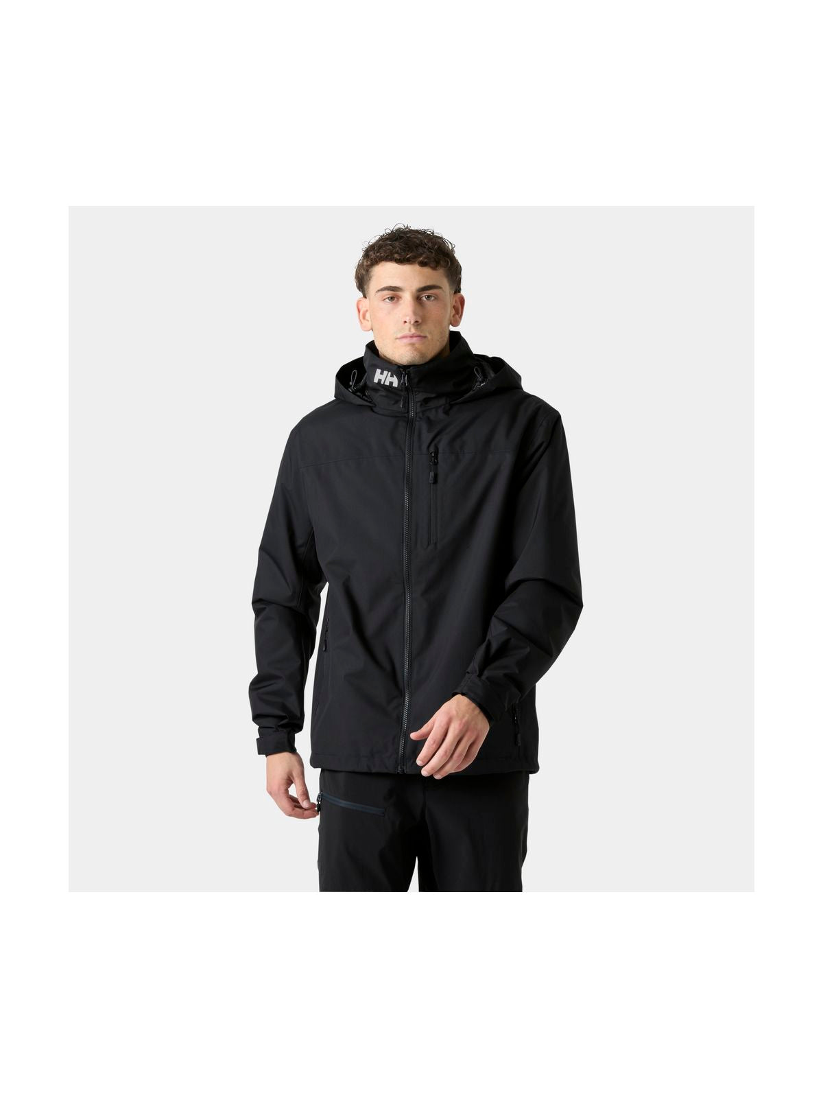 Męska kurtka Helly Hansen Crew Hooded Midlayer Jacket 2.0 czarna