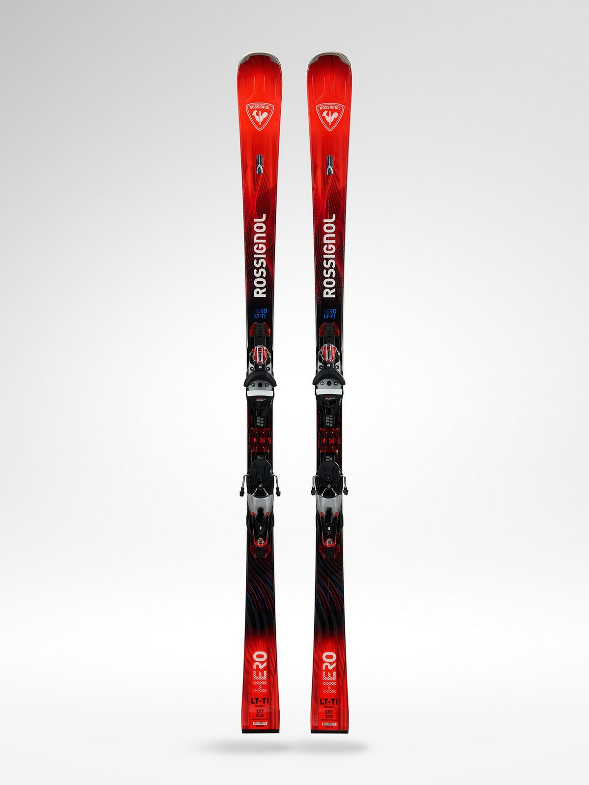 Narty ROSSIGNOL Hero LT Ti + wiązania LOOK Nx 12 Konect Gw B80 Silver Red