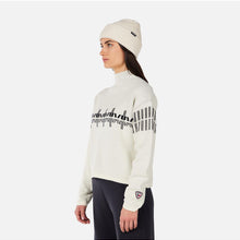Sweter damski ROSSIGNOL W PATTERNED TN SWEATER biały
