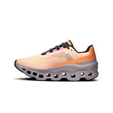 Buty do biegania damskie On Cloudmonster beżowo/pomarańczowe
