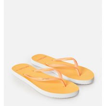 Japonki plażowe damskie RIP CURL Bondi Bloom Open Toe pomarańczowe
