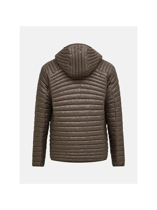 Kurtka narciarska męska PEAK PERFORMANCE Monolight Insulated Hood Jacket brązowa
