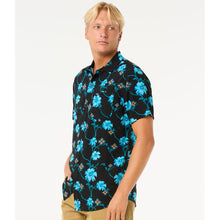 Koszula męska w kwiaty RIP CURL Surf Revival S/S Shirt czarny
