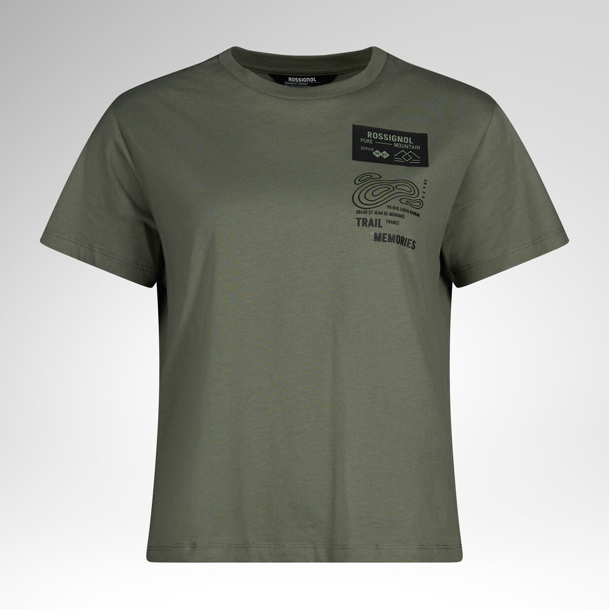 Koszulka damska ROSSIGNOL W Graphic Waterfall Tee zielona