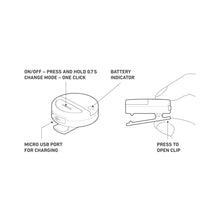 Lampka rowerowa BOOKMAN Eclipse zielony
