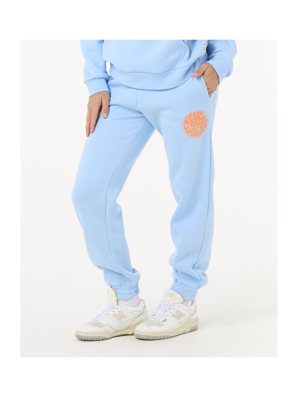 Spodnie dresowe damskie RIP CURL Icons Of Surf Track Pant niebieskie