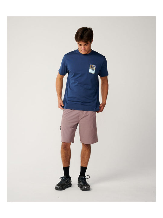 Koszulka męska RIP CURL S-Series Vaporcool Totem Tee granatowa
