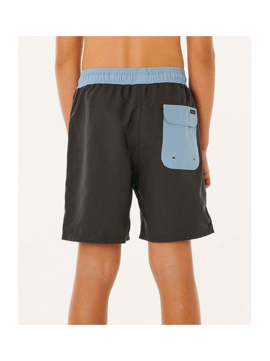 Boardshorty chłopięce RIP CURL Eternal Shred Block Volley-Boy czarne
