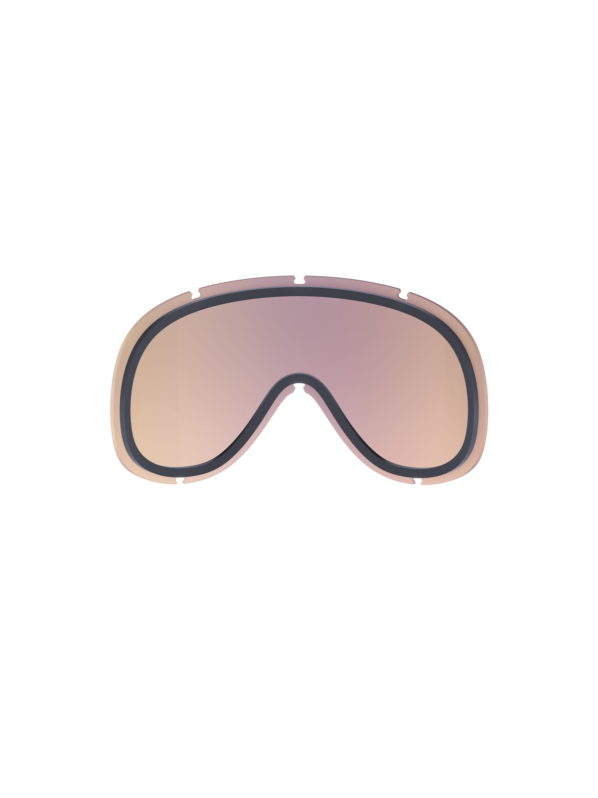 Szyba do gogli POC Retina Mid - Clarity Intense/Cloudy Coral - Cat.1