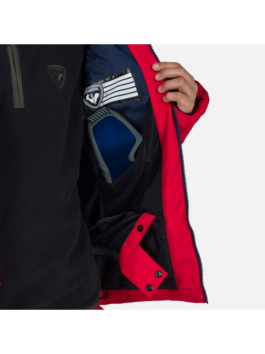 Kurtka narciarska dziecięca ROSSIGNOL Jr Wispile Jkt czerwony
