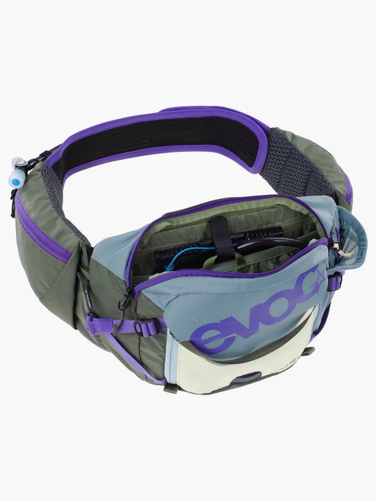 Nerka rowerowa EVOC Hip Pack Pro 3 steel/violet/dark olive
