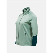 Bluza damska PEAK PERFORMANCE W Rider Essentials Midlayer Zip Jacket kolor zielony
