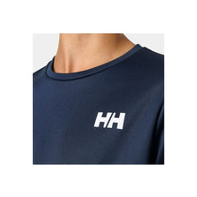 Koszulka dziecięca HELLY HANSEN Jr Hh Tech Ls Crew granatowa
