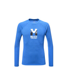Koszulka męska MILLET Trilogy Wool Ts Ls M niebieska'
