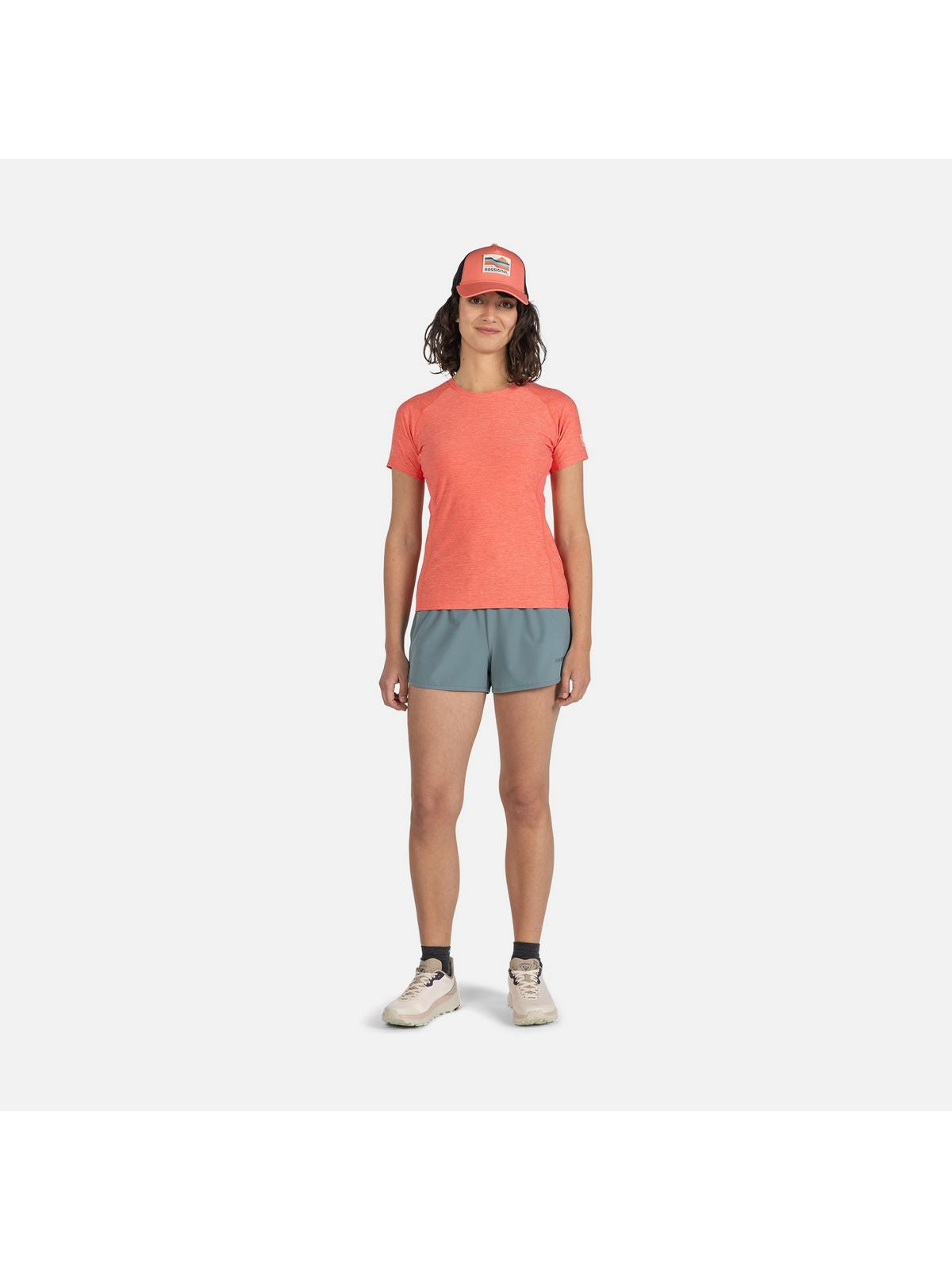 Koszulka treningowa damska ROSSIGNOL W Westweg Tee różowy - Adventure Sports