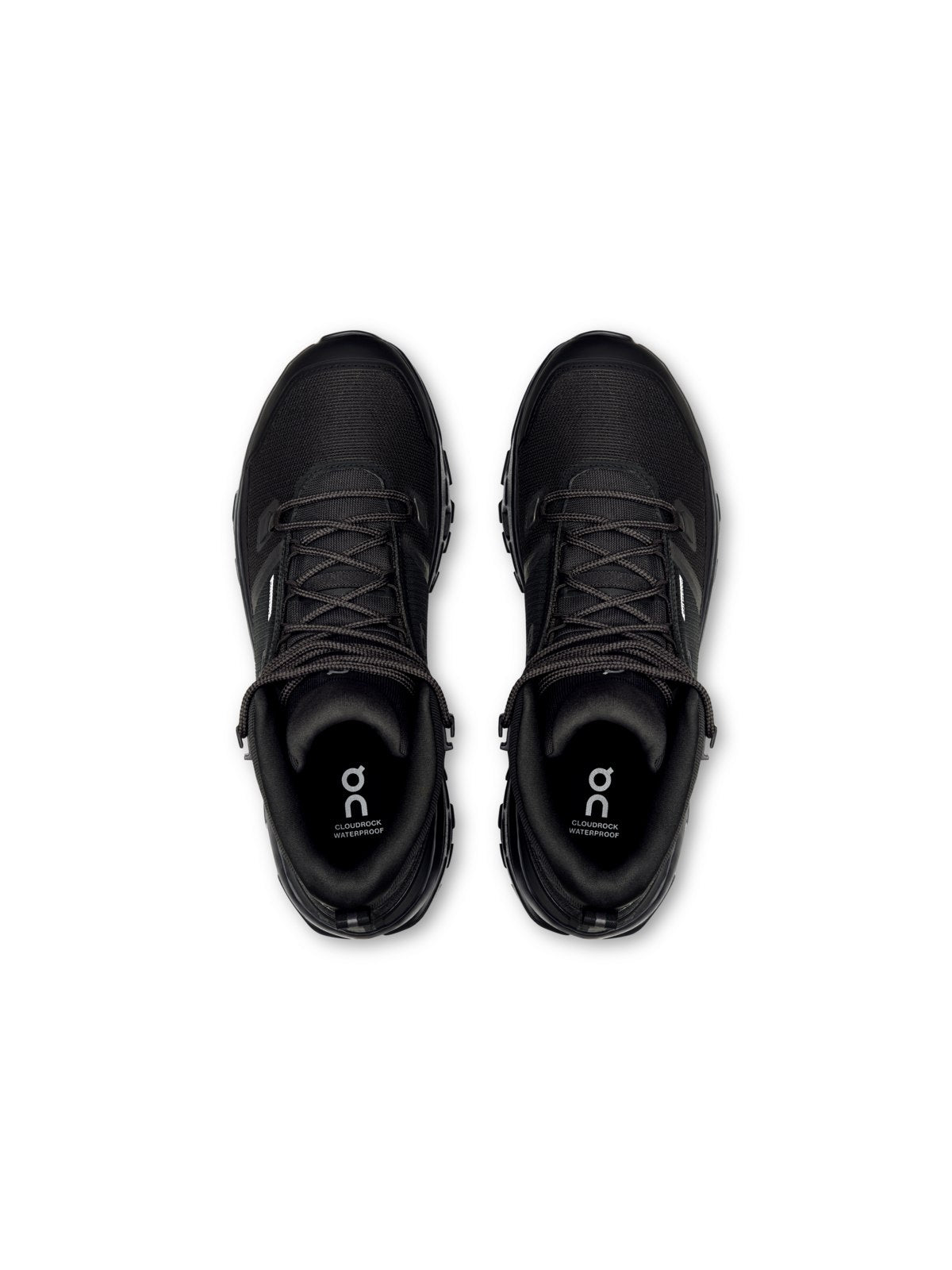 Buty outdoorowe męskie On Cloudrock Mid Waterproof czarny