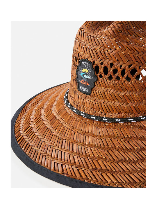 Kapelusz RIP CURL Logo Straw Hat brązowy
