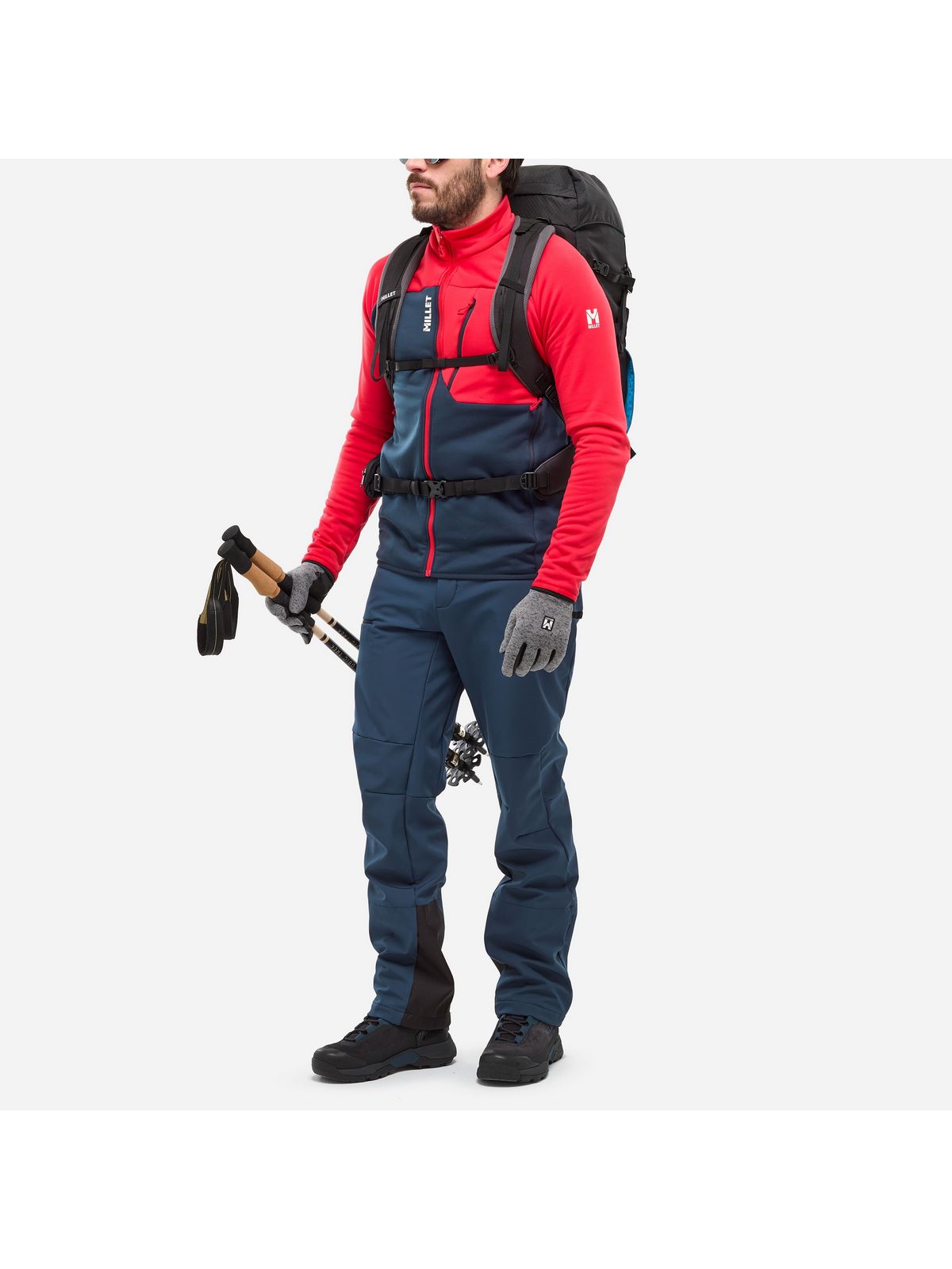 Bluza MILLET M SENECA FLEECE JKT niebieska