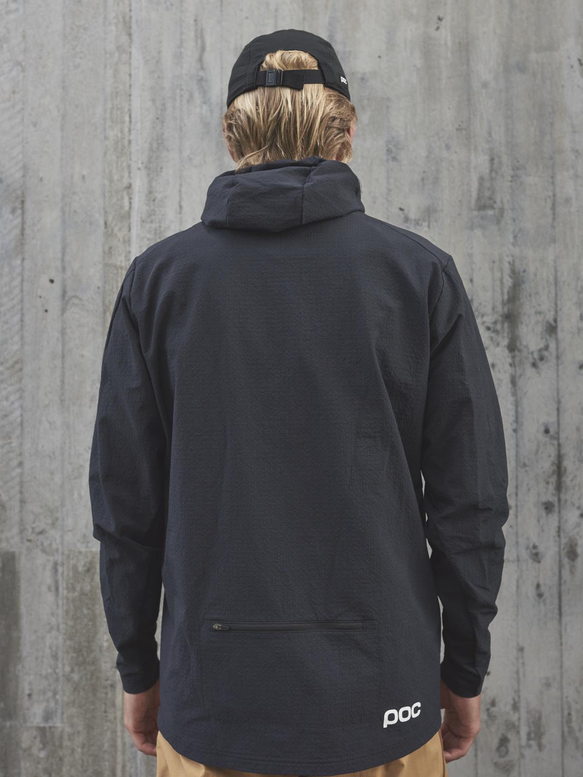 Bluza rowerowa POC M's MANTLE Thermal Hoodie - czarny