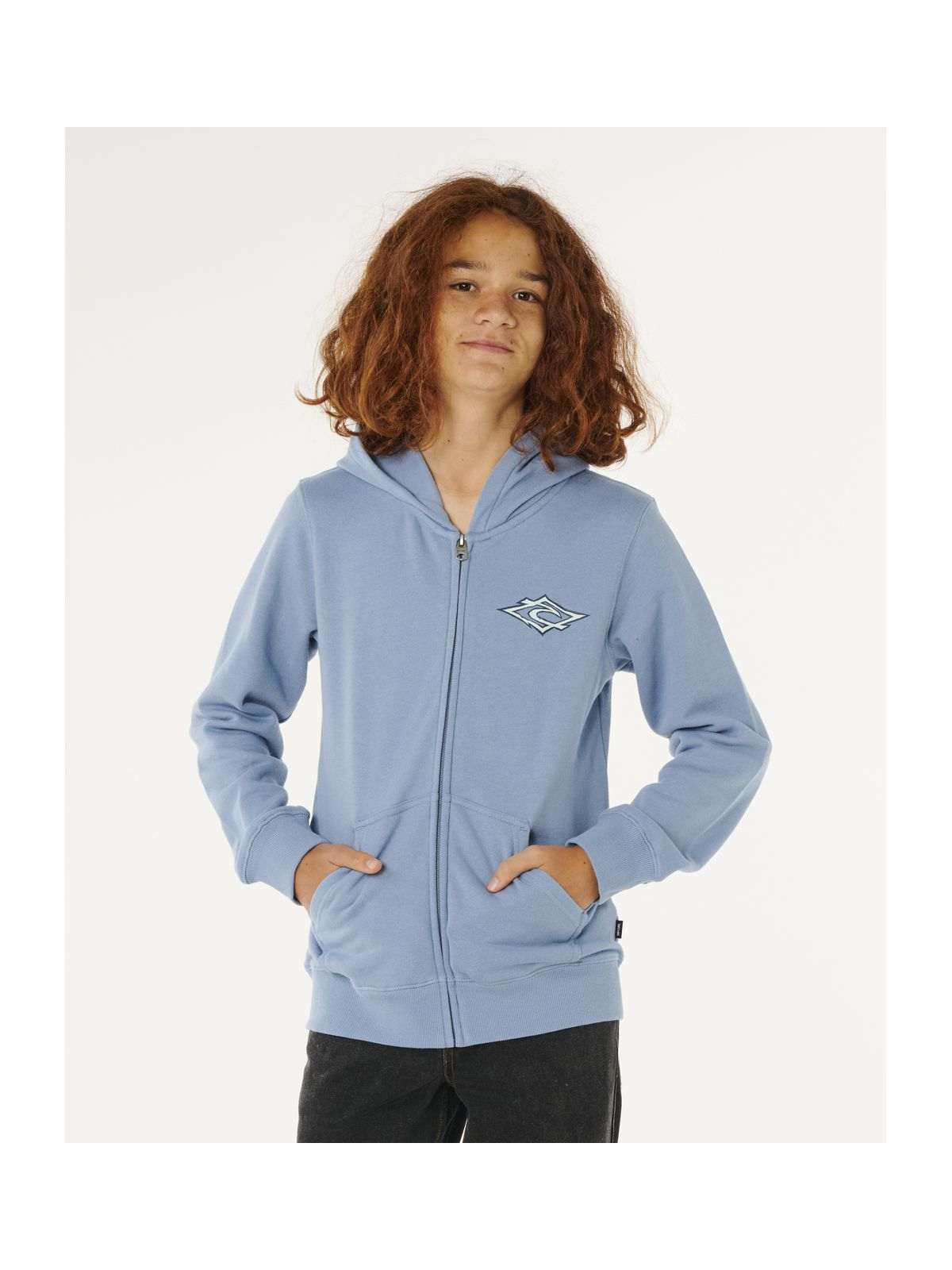 Bluza chłopięca RIP CURL Hazey Days Zip Thru - Boy niebieska