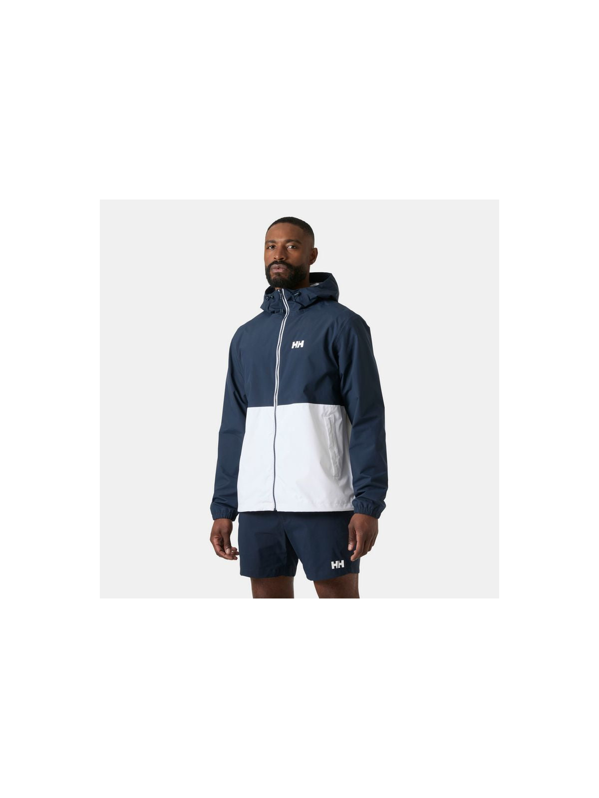 Kurtka męska Przeciwdeszczowa HELLY HANSEN Hilo Rain Jacket granatowa