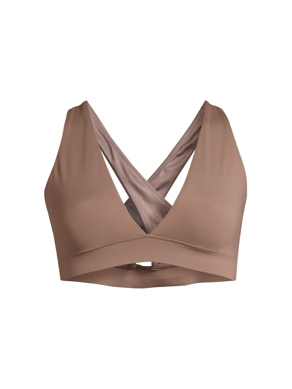 Stanik kąpielowy CASALL V-Neck Crossback Bikini Top kolor zielony