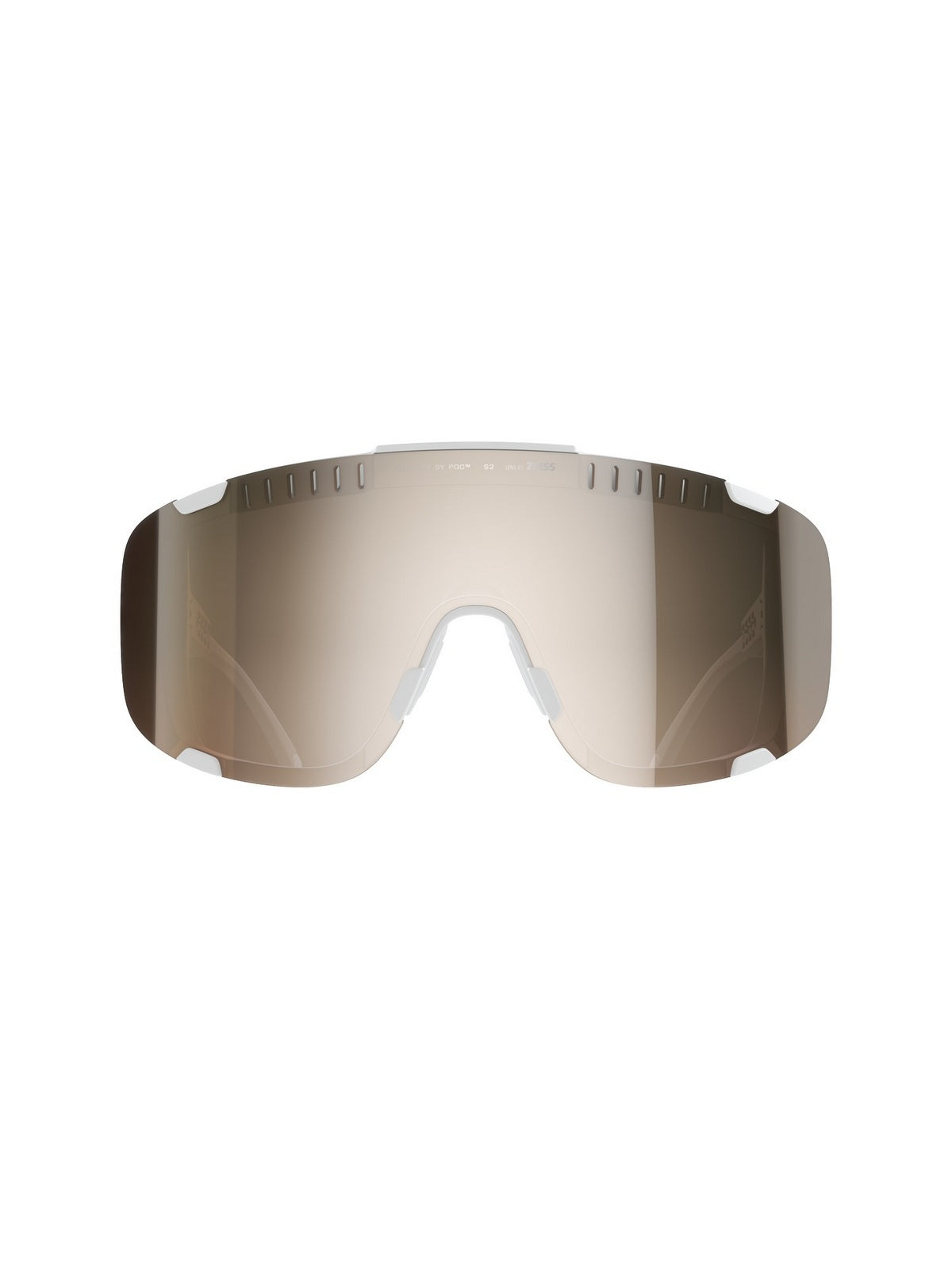 Okulary rowerowe POC Devour Mid+ białe - Clarity Trail /Partly Sunny Silver cat.2