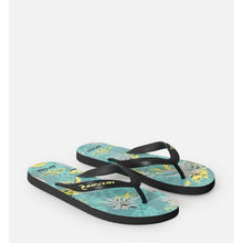 Japonki plażowe męskie RIP CURL Raw Energy Bloom Open Toe niebieskie
