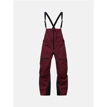 Spodnie narciarskie damskie PEAK PERFORMANCE Ridge Ace HIPE ACE 3L Shell Bib Pants bordowe
