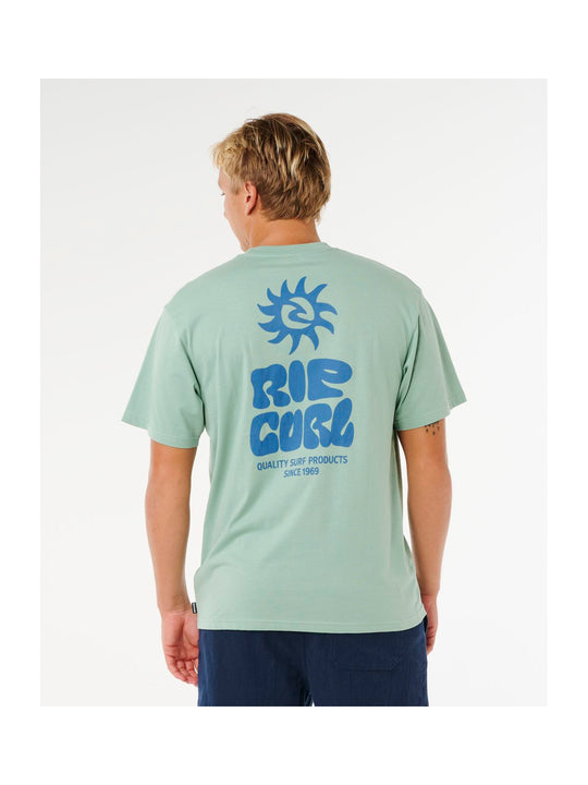 Koszulka męska RIP CURL Pacific Rinse Glass Off Tee zielona
